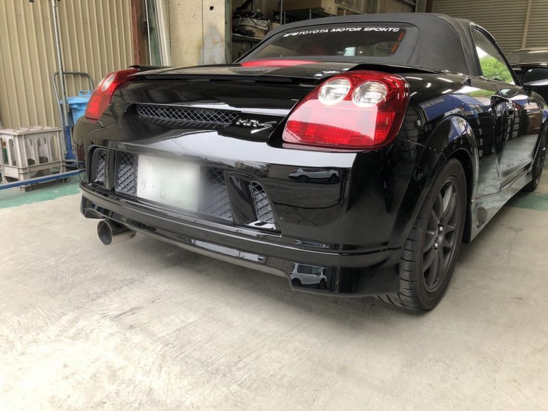 Mrs リヤフレーム修理 バンパー交換 仙台市で車のキズ ヘコミ修理 オールペンはm S自動車へ 鈑金 塗装専門店 仙台市宮城野区で車 のキズ ヘコミ修理はm S自動車 エムエス自動車 へ